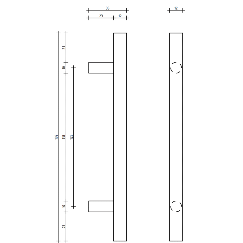 Griff Krystle - Schwarz - 160 mm – Bild 3