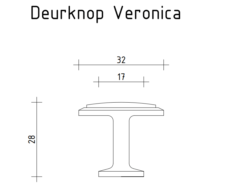 Türknauf Veronica - Messing – Bild 3