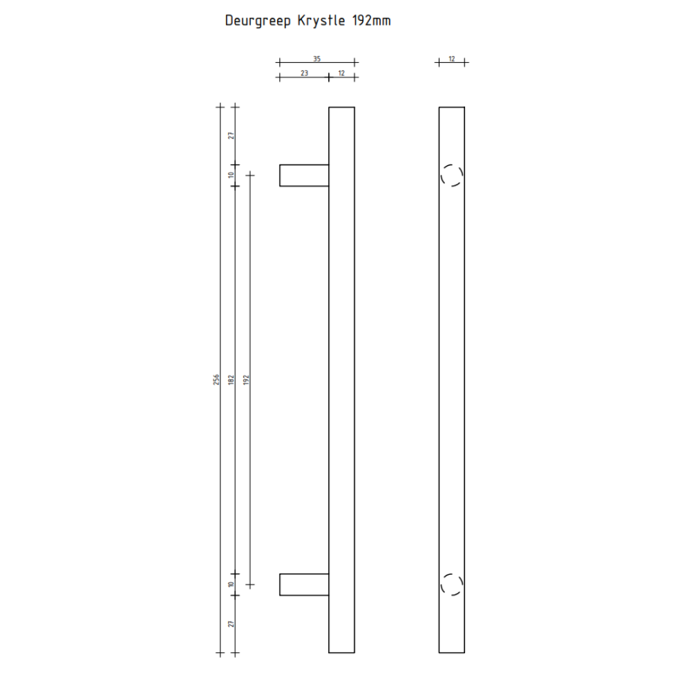 Griff Krystle - Bronze - 192 mm – Bild 3